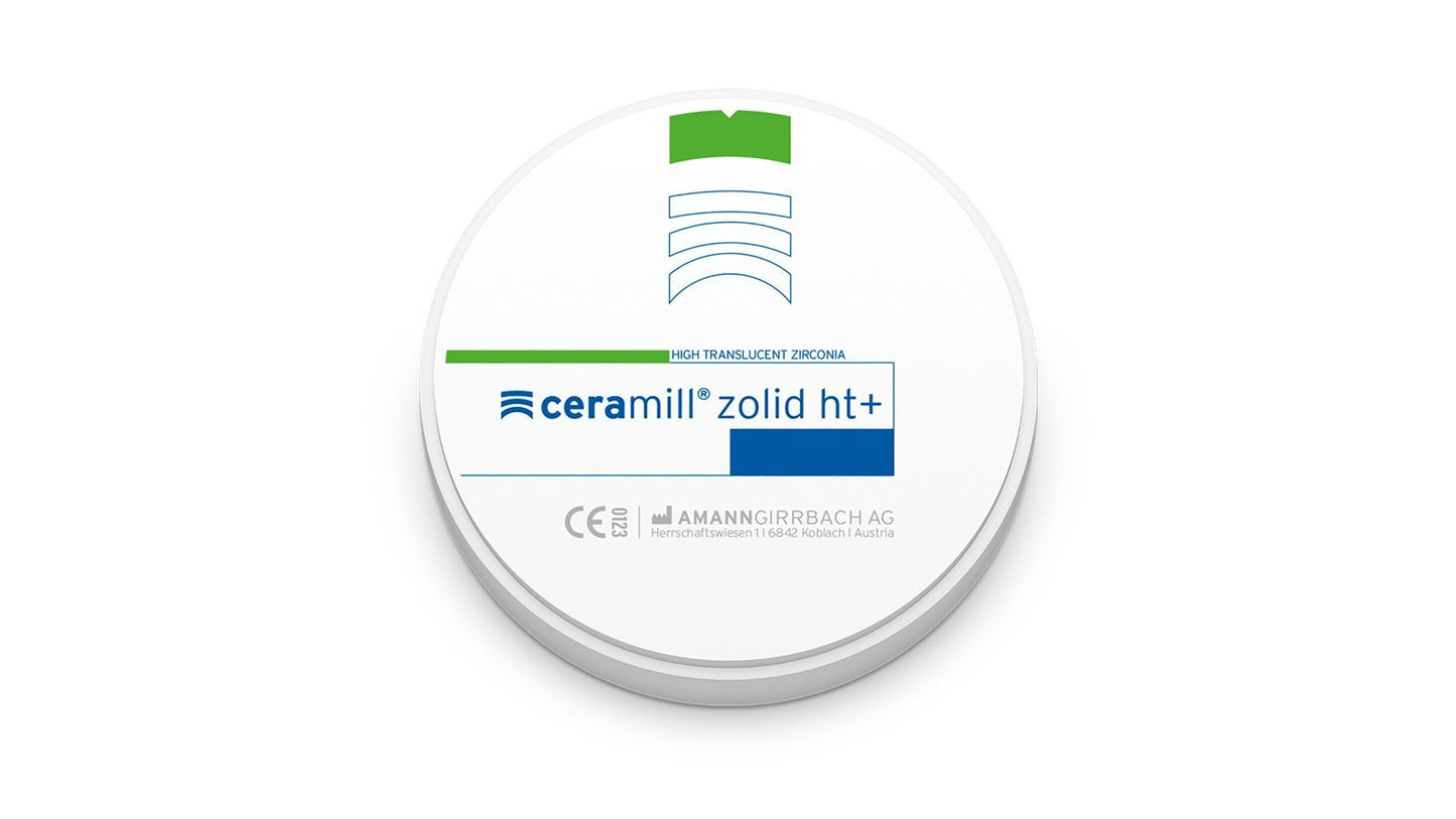 AmannGirrbach Ceramill Zolid HT + PS B1 98x20 ZrO2