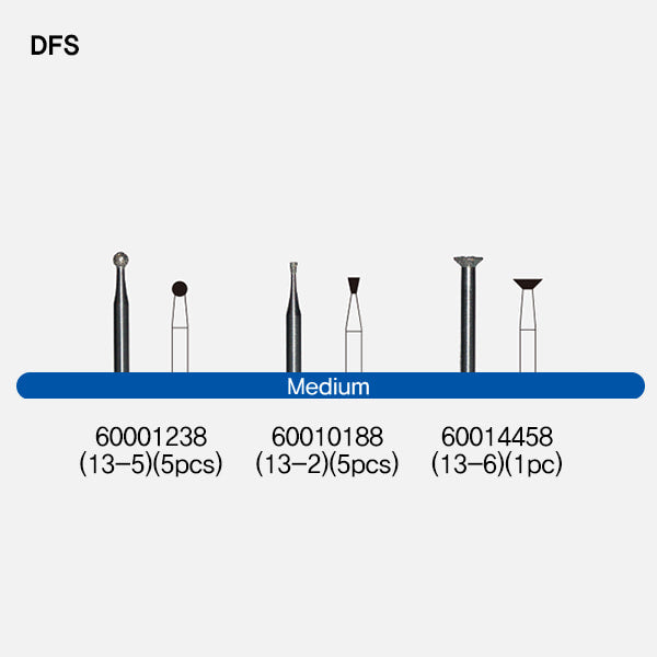 DFS Electroplated Diamond Instr. HP Coarse Grit 1.4mm