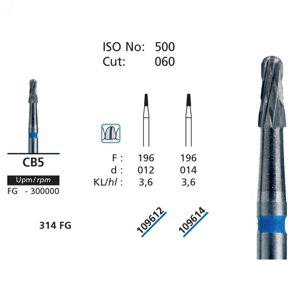 DFS ODON Crown Cutter FG CB5TR 1.4mm