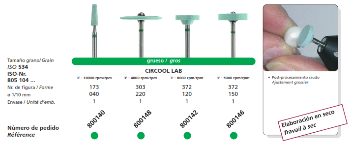 DFS CIRCOOL LAB Wheel Coarse Grit 12mm