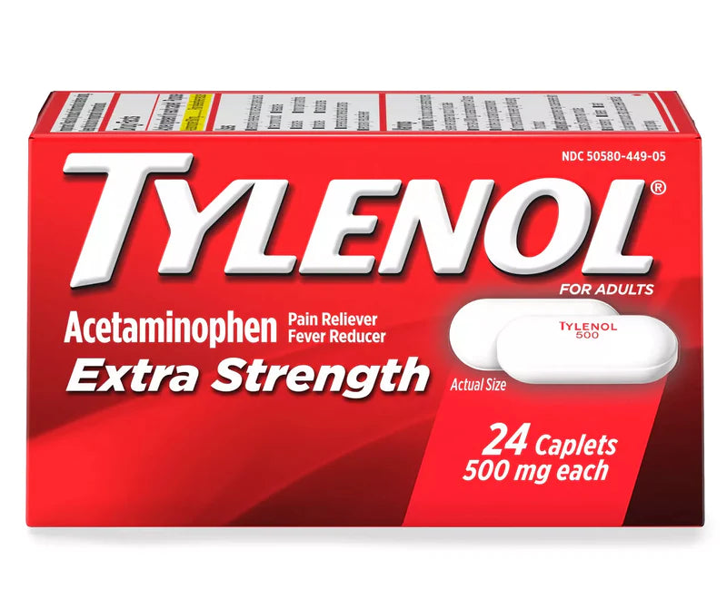 Tylenol Caplets 500 24's