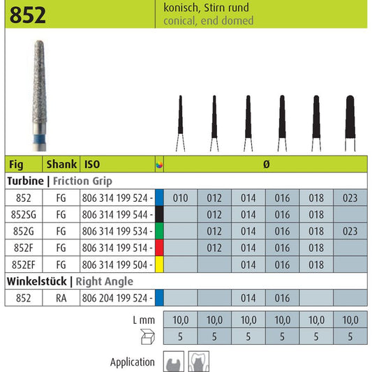 JOTA INSTRUMENTO DE DIAMANTE 852