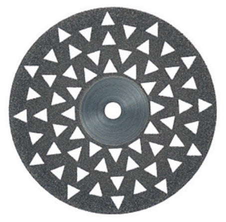 DFS TRI FLEX Diamond Disc Mounted Fine Coarse Grit 22mm