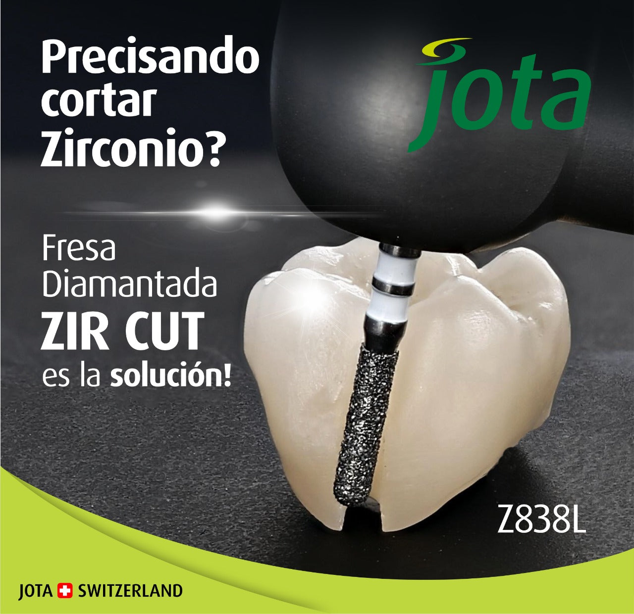 JOTA ZR Diamond Instrument Zir Cut FG Z838L (1.4mm)