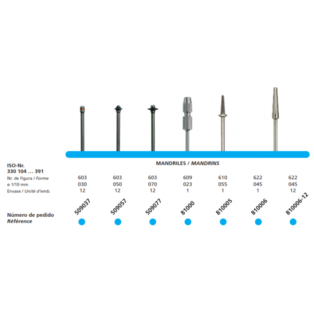 DFS KD 4 Special Mandrel Medium Coarse Grit 5.5mm