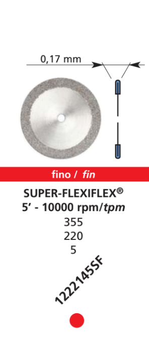 DFS SUPER FLEXIFLEX Diamond Disc for Smart Fox, Fine Coarse Grit 22mm