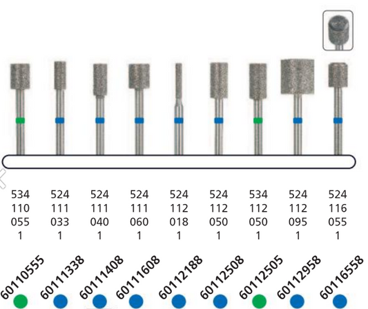 DFS PODO Electroplated Diamond Instrument HP